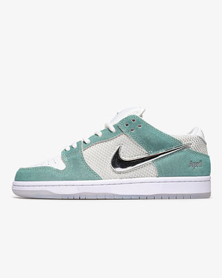 Nike SB Dunk Low Turbo x April Skateboards Green (Белый) - фото 1 Hypebery