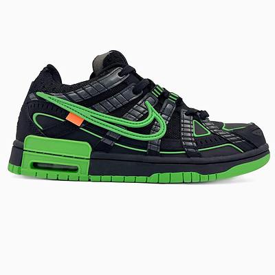 Nike OFF-White x Rubber Dunk Black Green (Зеленый) - фото 1 Hypebery