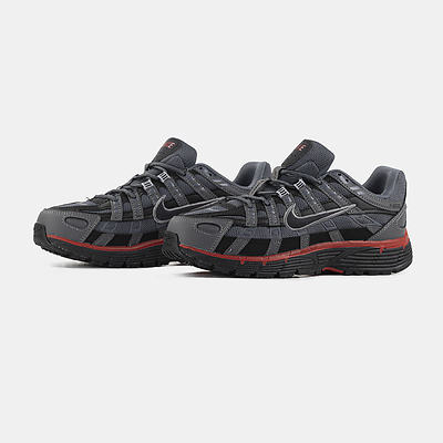 Nike P-6000 Grey Black Red (Черный) - фото 2 