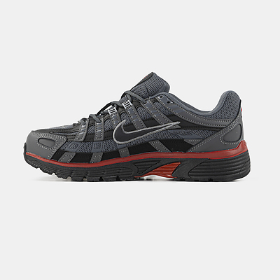 Nike P-6000 Grey Black Red (Черный) - фото 3 