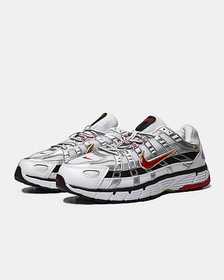 Nike P-6000 White Silver Red (Белый) - фото 2 