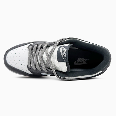 Nike SB Dunk Dark Grey Textile (Белый) - фото 3 