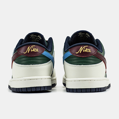 Nike SB Dunk Low Gorge Green Sail Burgundy (Зелений) - фото 5 