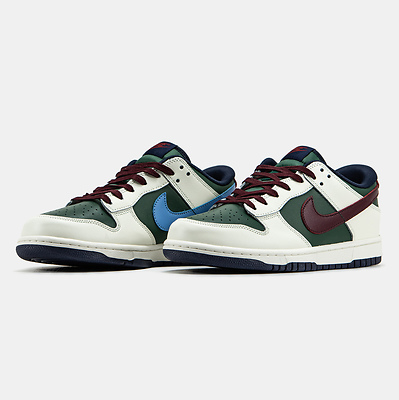 Nike SB Dunk Low Gorge Green Sail Burgundy (Зелений) - фото 2 