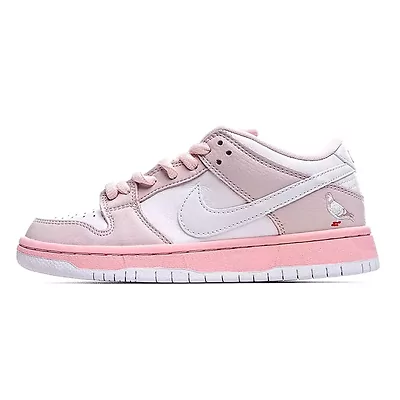 Nike SB Dunk Low PRO OG QS White Pink Pigeon (Белый) - фото 1 Hypebery