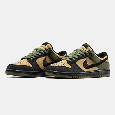 Nike SB Dunk Low Retro Camo Olive HV4452-300 (Серый) - фото 2 