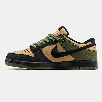 Nike SB Dunk Low Retro Camo Olive HV4452-300 (Серый) - фото 4 