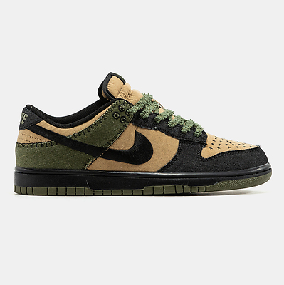 Nike SB Dunk Low Retro Camo Olive HV4452-300 (Серый) - фото 1 Hypebery