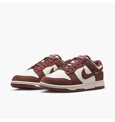 NIke SB Dunk Low Sail Red Sepia Metallic Gold (Білий) - фото 2 