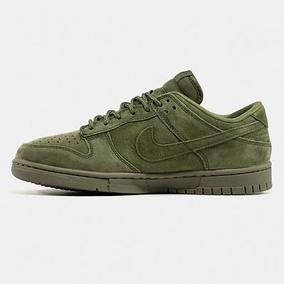 Nike SB Dunk Low Suede Green x Supreme (Хакі) - фото 4 