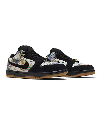 Nike SB Dunk Low x Supreme Rammellzee (Білий) - фото 2 