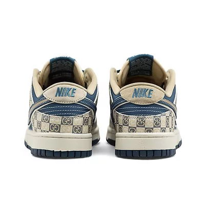 Nike SB Dunk Low x Gucci Beige Blue (Синий) - фото 5 
