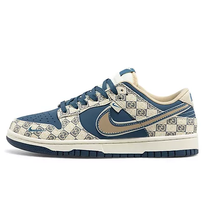 Nike SB Dunk Low x Gucci Beige Blue (Синий) - фото 3 