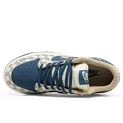 Nike SB Dunk Low x Gucci Beige Blue (Синий) - фото 10 