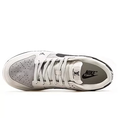 Nike SB Dunk Low x Louis Vuitton Grey Black (Сірий) - фото 9 