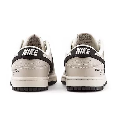 Nike SB Dunk Low x Louis Vuitton Grey Black (Сірий) - фото 11 