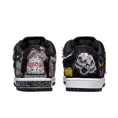 Nike SB Dunk Low x Neckface DQ4488-001 (Черный) - фото 11 