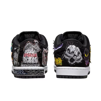Nike SB Dunk Low x Neckface DQ4488-001 (Черный) - фото 5 