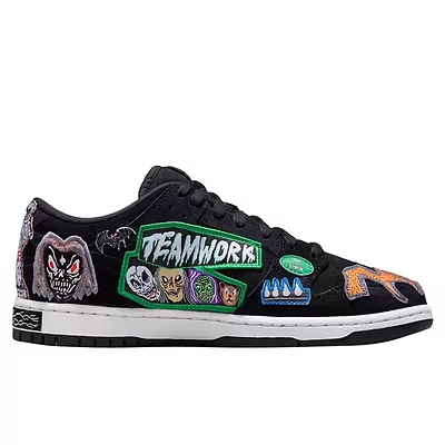Nike SB Dunk Low x Neckface DQ4488-001 (Черный) - фото 7 