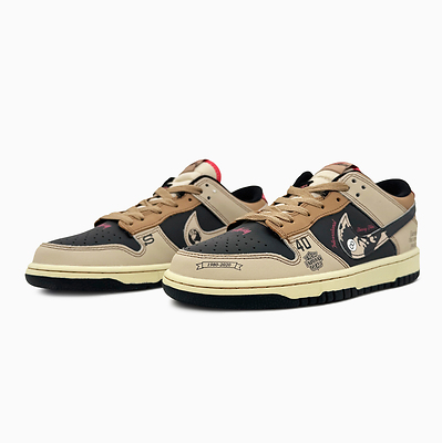 Nike SB Dunk Low x Stussy 40th Brown Beige (Коричневий) - фото 2 