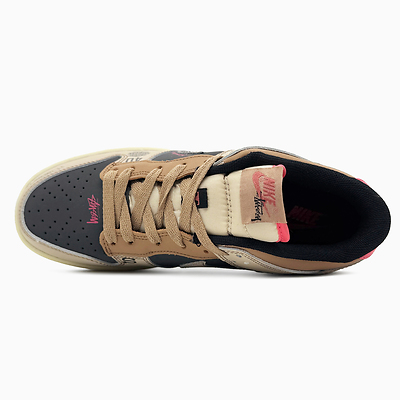 Nike SB Dunk Low x Stussy 40th Brown Beige (Коричневий) - фото 3 