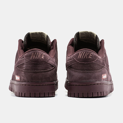 Nike SB Dunk Low x Supreme Suede Brown (Коричневый) - фото 5 