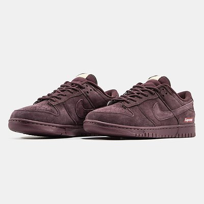 Nike SB Dunk Low x Supreme Suede Brown (Коричневый) - фото 2 