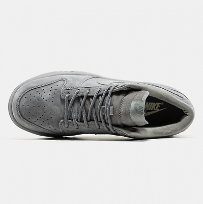 Nike SB Dunk Low x Supreme Suede Grey (Серый) - фото 3 