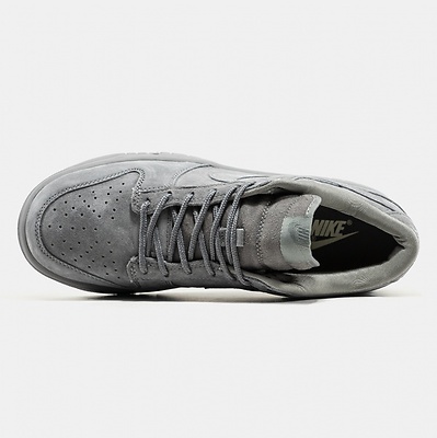 Nike SB Dunk Low x Supreme Suede Grey (Серый) - фото 9 
