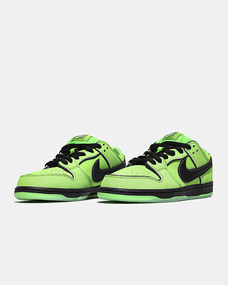 Nike SB Dunk Low x The Powerpuff Girls Buttercup FZ8319-300 (Зеленый) - фото 2 