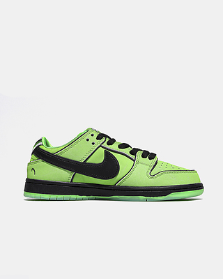 Nike SB Dunk Low x The Powerpuff Girls Buttercup FZ8319-300 (Зеленый) - фото 4 