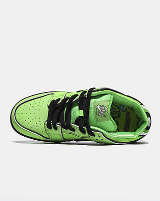 Nike SB Dunk Low x The Powerpuff Girls Buttercup FZ8319-300 (Зеленый) - фото 3 