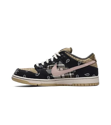Nike SB Dunk Low x Travis Scott (Чорний) - фото 3 