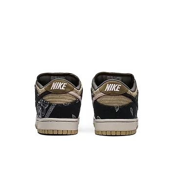 Nike SB Dunk Low x Travis Scott (Чорний) - фото 4 