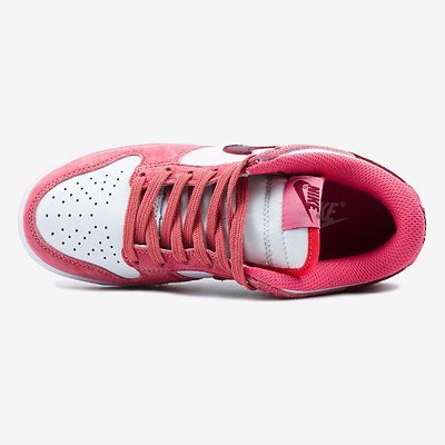 Nike SB Low Dunk Red White Bordo (Белый) - фото 3 