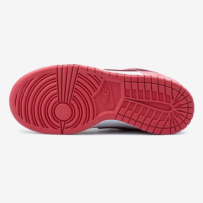 Nike SB Low Dunk Red White Bordo (Белый) - фото 5 