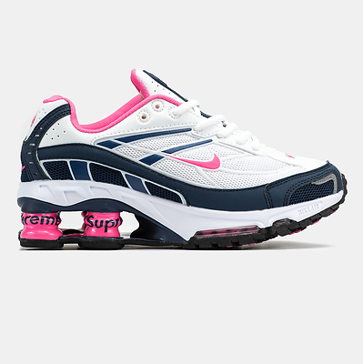 Nike Shox x Supreme Ride 2 White Blue Pink (Белый) - фото 1 Hypebery