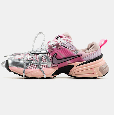 Nike V2K Runtekk Extreme Lace Pink Silver (Розовый) - фото 4 