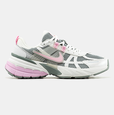 Nike V2K Runtekk White Grey Pink (Белый) - фото 1 Hypebery