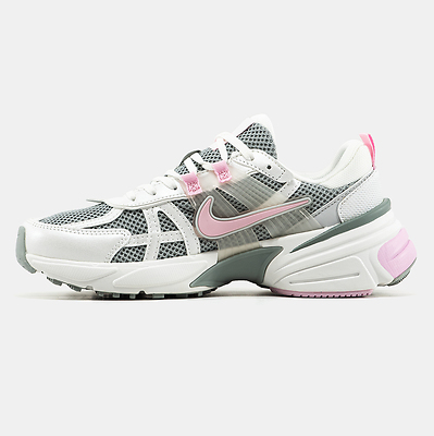 Nike V2K Runtekk White Grey Pink (Белый) - фото 4 