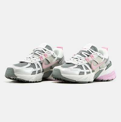 Nike V2K Runtekk White Grey Pink (Белый) - фото 2 