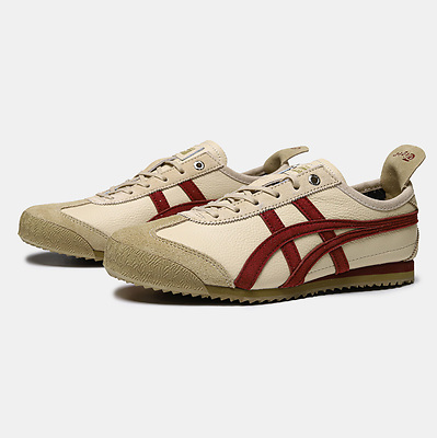 Onitsuka Tiger Mexico 66 SD Beige Beet Juice 1183C015-202 (Бежевый) - фото 2 