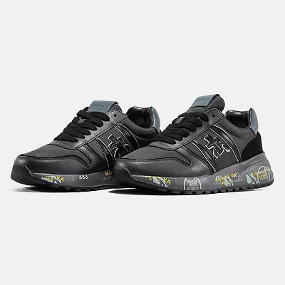 Premiata Lander All Black Grey (Черный) - фото 2 