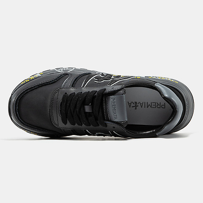 Premiata Lander All Black Grey (Черный) - фото 9 