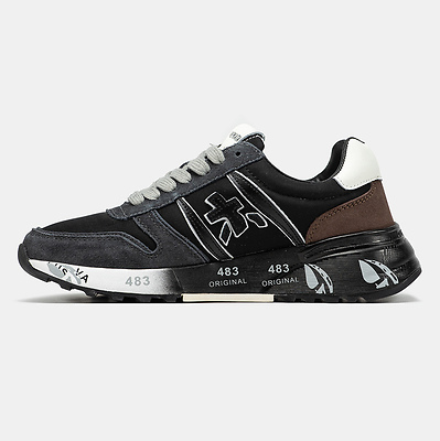 Premiata Lander Black Brown White (Белый) - фото 10 