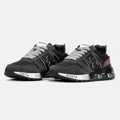 Premiata Lander Black Brown White (Белый) - фото 8 