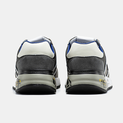 Premiata Lander Grey White Blue (Серый) - фото 11 