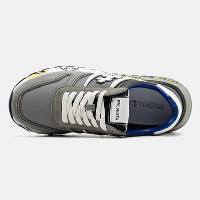 Premiata Lander Grey White Blue (Серый) - фото 9 
