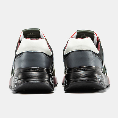 Premiata Lander Military Green Black White (Зеленый) - фото 11 