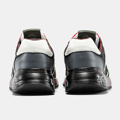 Premiata Lander Military Green Black White (Зеленый) - фото 5 